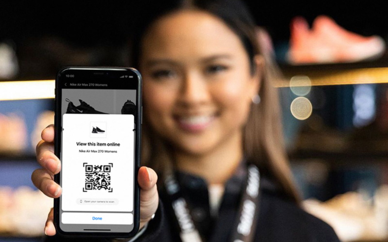 QR Code on Phone